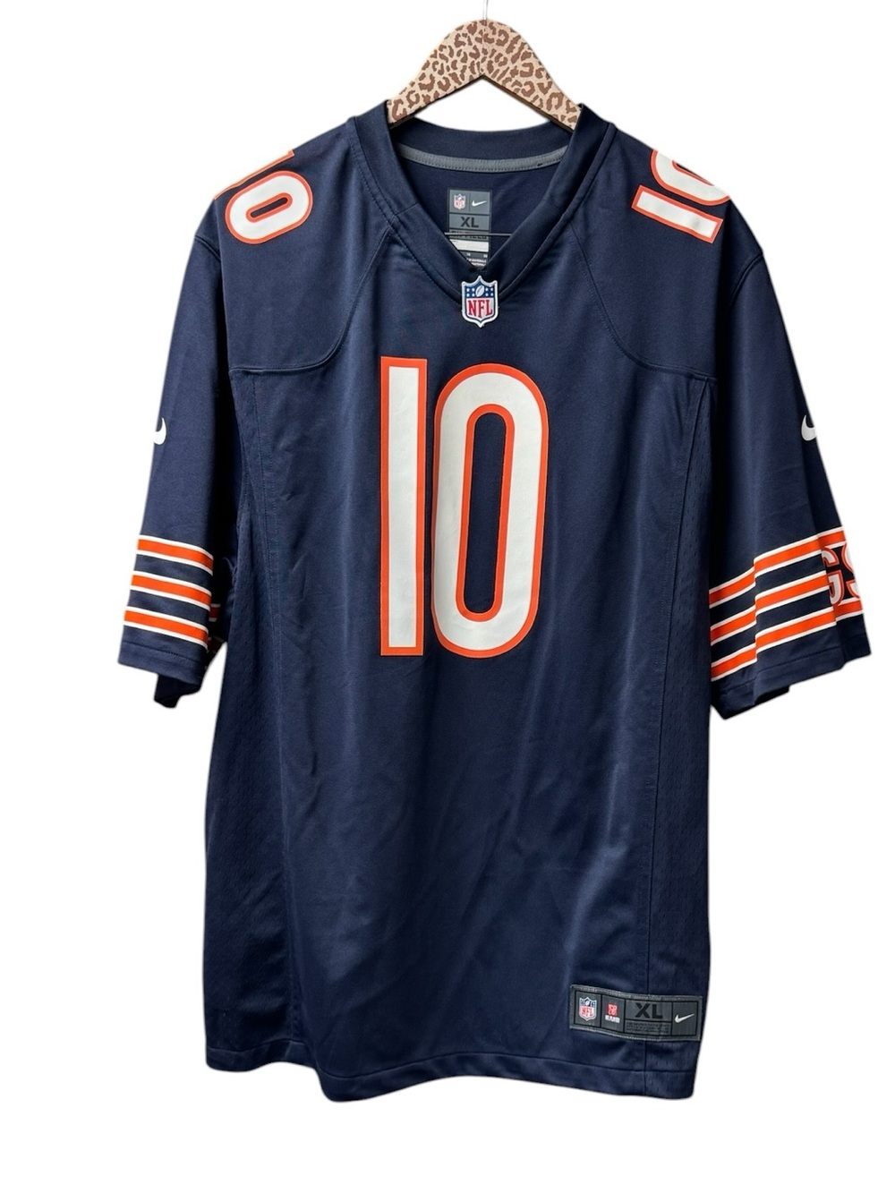 Nike NFL Football Chicago Bears Mitch Trubisky Mens Jersey On Field XL